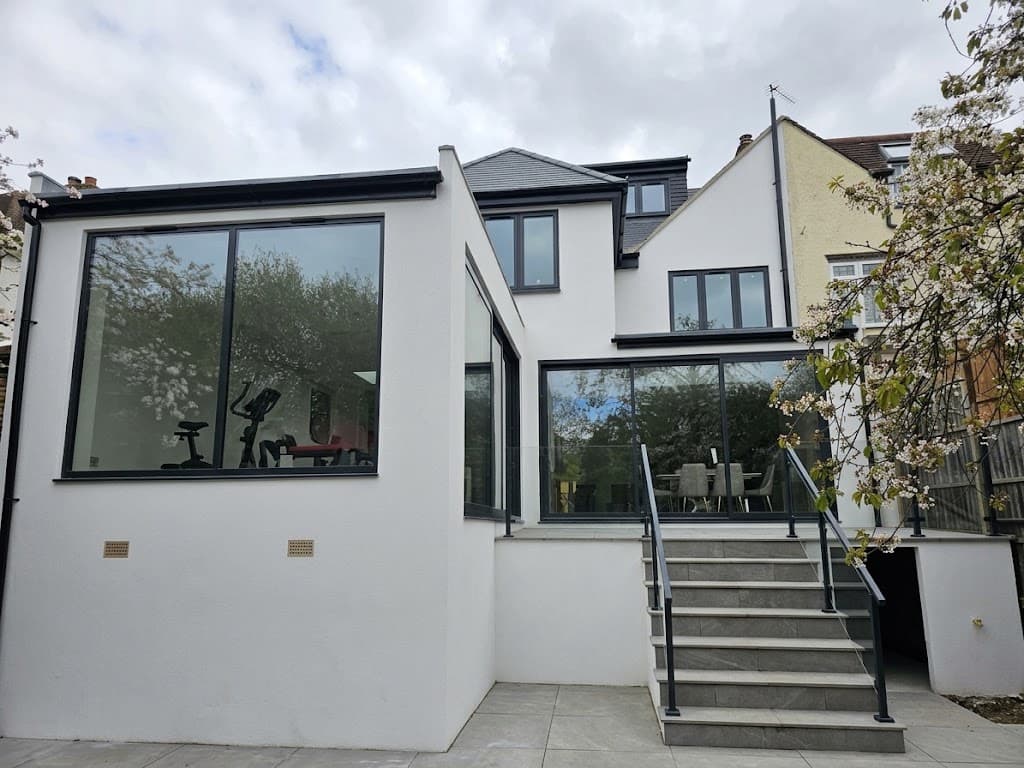 Completed installation — composite front door
